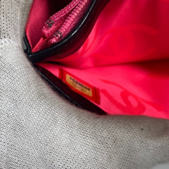 CHANEL Black Leather Logo Wallet - Picture 12 of 14